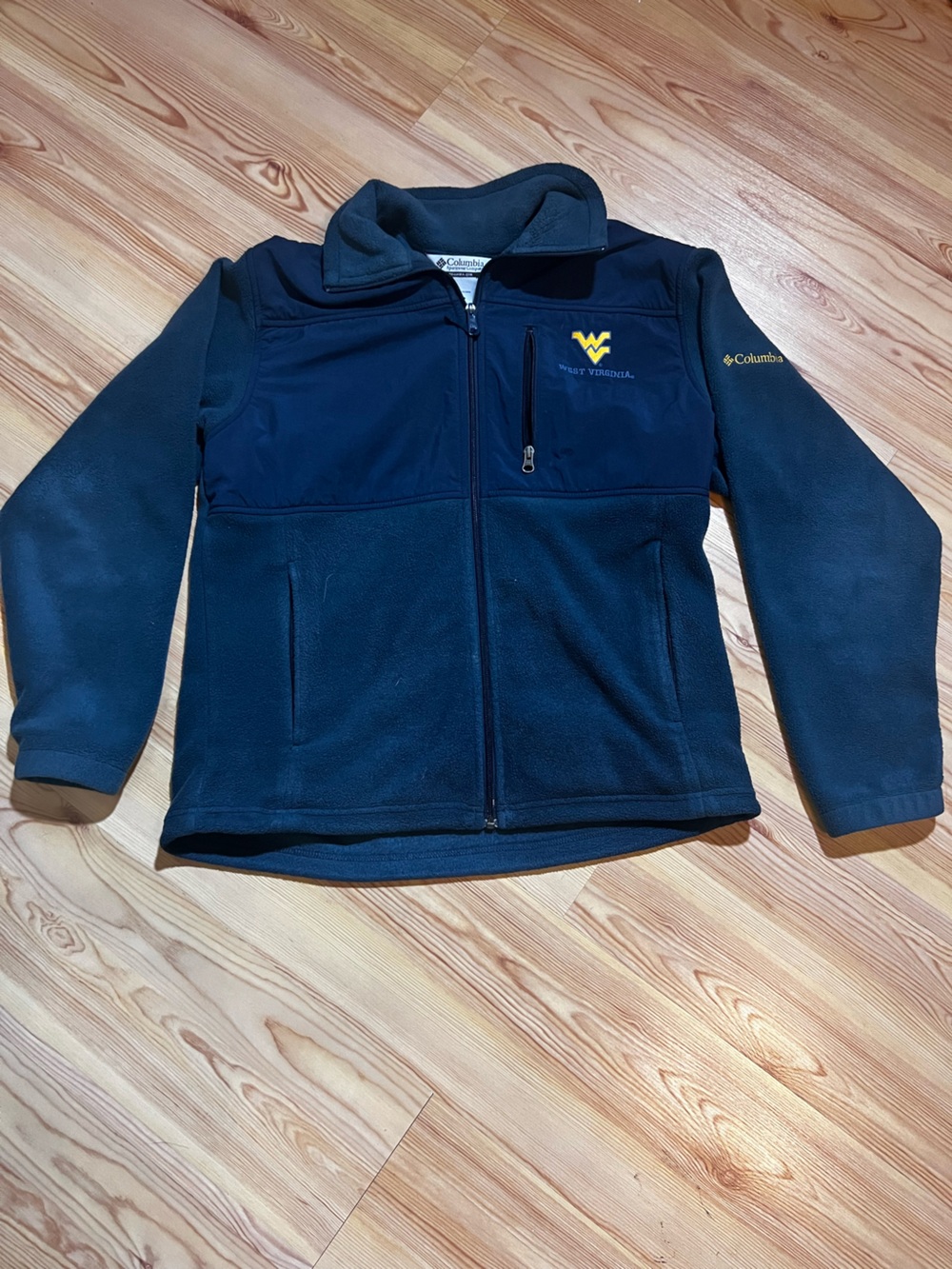 Navy West Virginia Collegiate Fleece Jacket